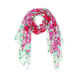 australian wool print wool scarf