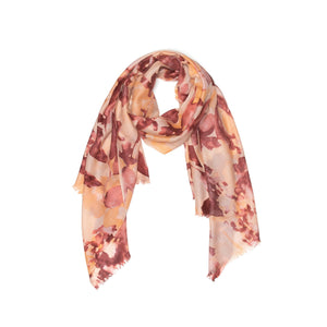 australian wool print wool scarf