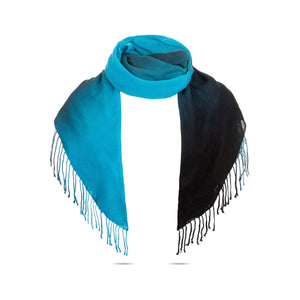 merino wool tie dye wool scarf