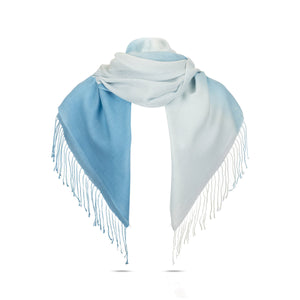 merino wool tie dye wool scarf