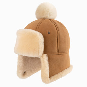 Ugg Kids Sheepskin Upflap Hat