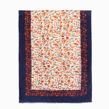 australian wool print wool scarf