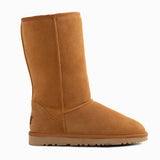 Ugg Boots Genuine Australian Sheepskin Unisex Long Classic Suede (Unisex Cow Suede)