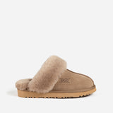 Ugg Slippers Premium Australia Sheepskin Unisex Scuffete Suede (Unisex Cow Suede)