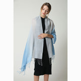 merino wool tie dye wool scarf