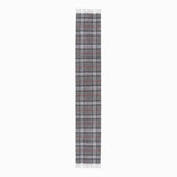 100% Wool Scarf Grey Check