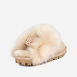 Ugg Coquette Premium Esperanza Sheepskin Slipper (Elastic Backstrap) (Detachable Feature)