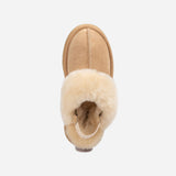 Ugg Platform Slipper (Elastic Logo & Wool Strap) 4.5cm ( Detachable Feature)閿涘湹ater Resistant閿